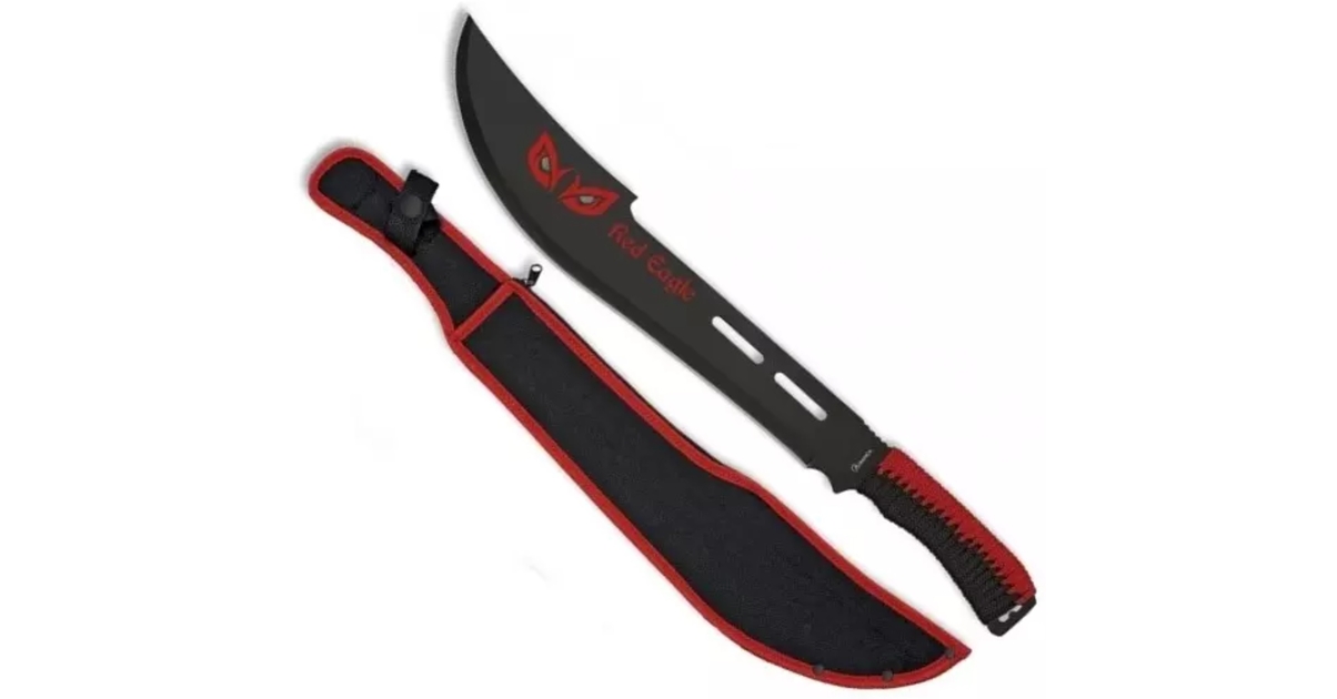 Très belle machette en acier Damas 61 cm de long - Machette (4825836